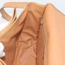 CELINE Macadam Canvas Shoulder Bag PVC Leather Brown Gold Auth ka5079-18