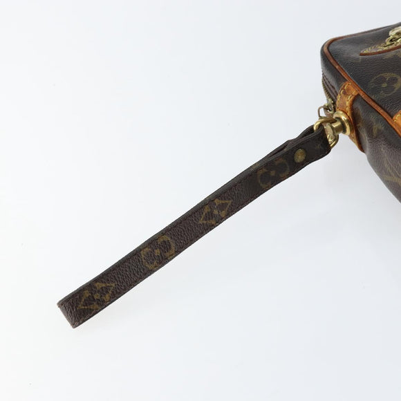 LOUIS VUITTON Monogram Marly Dragonne GM Clutch Bag M51825 LV Auth ka508