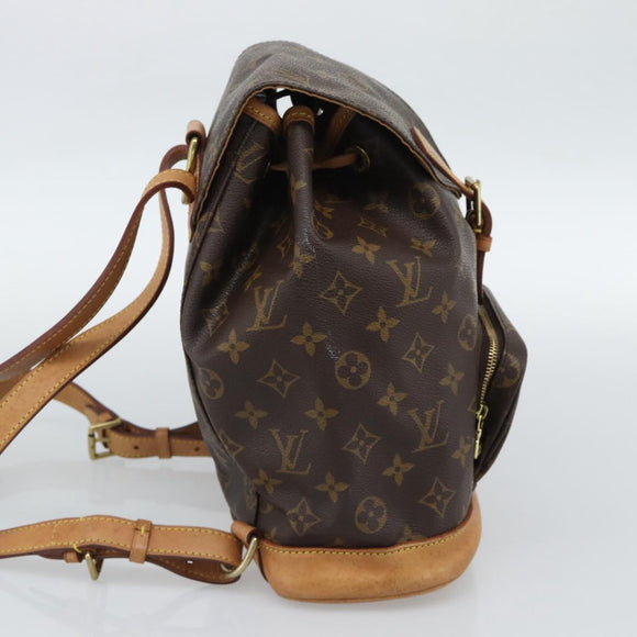LOUIS VUITTON Monogram Montsouris MM Backpack M51136 LV Auth ka5080A