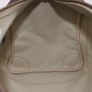 GUCCI GG Supreme Web Sherry Line Boston Bag PVC Beige Gold Auth ka5081-19