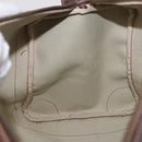 GUCCI GG Supreme Web Sherry Line Boston Bag PVC Beige Gold Auth ka5081-20