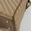 GUCCI Hand Bag Canvas 2way Beige Gold 000 58 0256 Auth ka5082-9