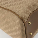 GUCCI Hand Bag Canvas 2way Beige Gold 000 58 0256 Auth ka5082-18