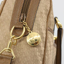 GUCCI Hand Bag Canvas 2way Beige Gold 000 58 0256 Auth ka5082-10