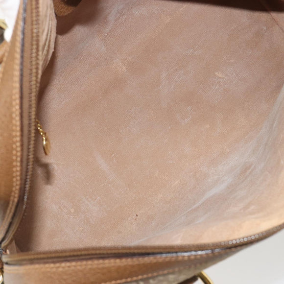 GUCCI Hand Bag Canvas 2way Beige Gold 000 58 0256 Auth ka5082
