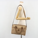 GUCCI Hand Bag Canvas 2way Beige Gold 000 58 0256 Auth ka5082-25