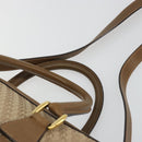 GUCCI Hand Bag Canvas 2way Beige Gold 000 58 0256 Auth ka5082-14
