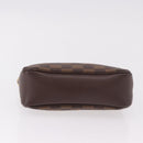 LOUIS VUITTON Damier Ebene Trousse Make Up Pouch N51982 LV Auth ka5085-5