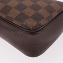 LOUIS VUITTON Damier Ebene Trousse Make Up Pouch N51982 LV Auth ka5085-15