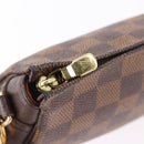 LOUIS VUITTON Damier Ebene Trousse Make Up Pouch N51982 LV Auth ka5085-10