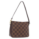 LOUIS VUITTON Damier Ebene Trousse Make Up Pouch N51982 LV Auth ka5085-1