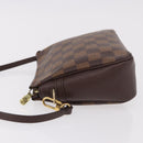 LOUIS VUITTON Damier Ebene Trousse Make Up Pouch N51982 LV Auth ka5085-4