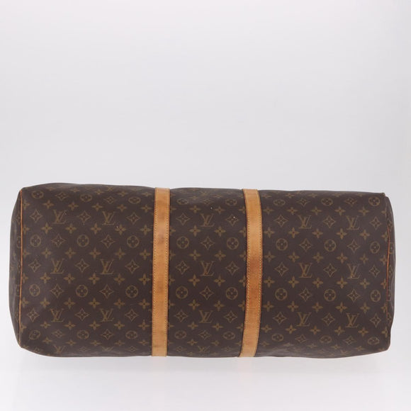 LOUIS VUITTON Monogram Keepall 60 Boston Bag M41422 LV Auth ka5087