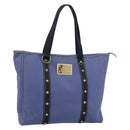 LOUIS VUITTON Antigua Cabas GM Tote Bag Purple M40084 LV Auth ka5088-1