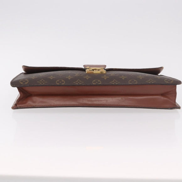 LOUIS VUITTON Monogram Porte Documents Bandouliere Bag M53338 Auth ka5092
