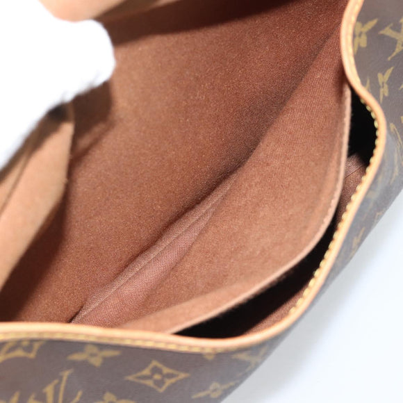 LOUIS VUITTON Monogram Saumur 30 Shoulder Bag M42256 LV Auth ka5094