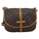 LOUIS VUITTON Monogram Saumur 30 Shoulder Bag M42256 LV Auth ka5094-2