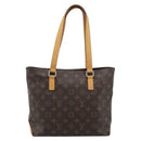 LOUIS VUITTON Monogram Cabas Piano Tote Bag M51148 LV Auth ka5095A-13
