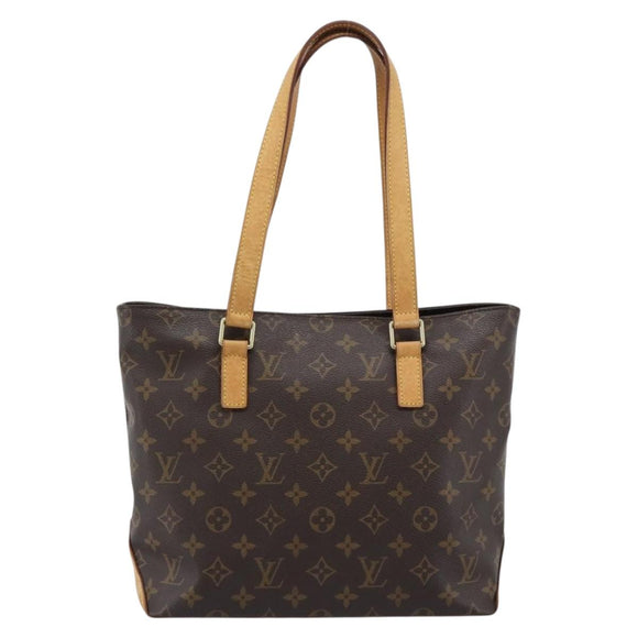 LOUIS VUITTON Monogram Cabas Piano Tote Bag M51148 LV Auth ka5095A
