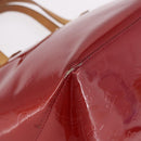 LOUIS VUITTON Vernis Bellevue PM Hand Bag Pomme D'amour M93583 LV Auth ka5098-15