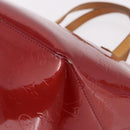 LOUIS VUITTON Vernis Bellevue PM Hand Bag Pomme D'amour M93583 LV Auth ka5098-18