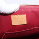LOUIS VUITTON Vernis Bellevue PM Hand Bag Pomme D'amour M93583 LV Auth ka5098-21