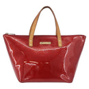 LOUIS VUITTON Vernis Bellevue PM Hand Bag Pomme D'amour M93583 LV Auth ka5098-13