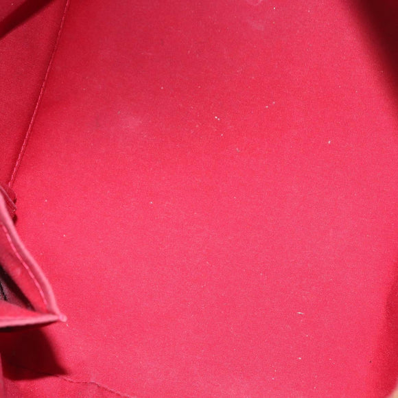 LOUIS VUITTON Vernis Bellevue PM Hand Bag Pomme D'amour M93583 LV Auth ka5098