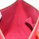 LOUIS VUITTON Vernis Bellevue PM Hand Bag Pomme D'amour M93583 LV Auth ka5098-23