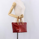 LOUIS VUITTON Vernis Bellevue PM Hand Bag Pomme D'amour M93583 LV Auth ka5098-25