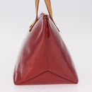 LOUIS VUITTON Vernis Bellevue PM Hand Bag Pomme D'amour M93583 LV Auth ka5098-4