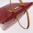 LOUIS VUITTON Vernis Bellevue PM Hand Bag Pomme D'amour M93583 LV Auth ka5098-7