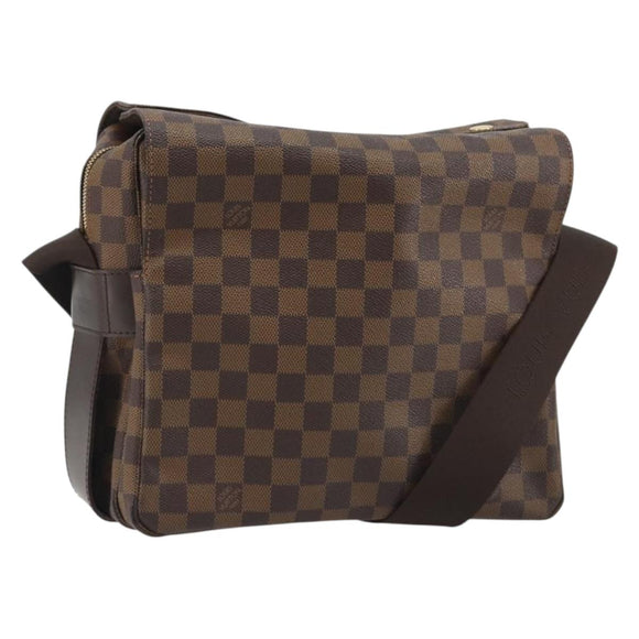 LOUIS VUITTON Damier Ebene Naviglio Shoulder Bag N45255 LV Auth ka5099A