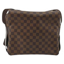 LOUIS VUITTON Damier Ebene Naviglio Shoulder Bag N45255 LV Auth ka5099A-2