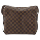 LOUIS VUITTON Damier Ebene Naviglio Shoulder Bag N45255 LV Auth ka5099A-3