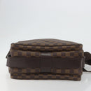 LOUIS VUITTON Damier Ebene Naviglio Shoulder Bag N45255 LV Auth ka5099A-9