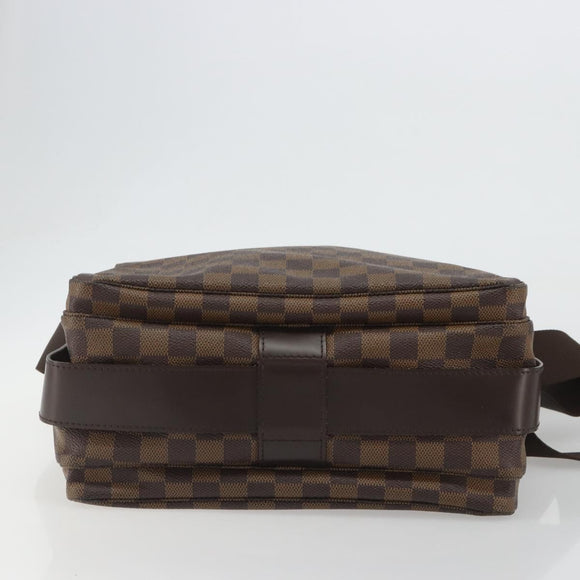 LOUIS VUITTON Damier Ebene Naviglio Shoulder Bag N45255 LV Auth ka5099A