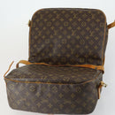 LOUIS VUITTON Monogram Saumur 35 Shoulder Bag M42254 LV Auth ka510-19