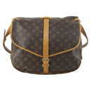 LOUIS VUITTON Monogram Saumur 35 Shoulder Bag M42254 LV Auth ka510-13