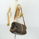 LOUIS VUITTON Monogram Saumur 35 Shoulder Bag M42254 LV Auth ka510-27