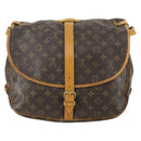 LOUIS VUITTON Monogram Saumur 35 Shoulder Bag M42254 LV Auth ka510-2