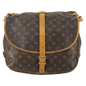 LOUIS VUITTON Monogram Saumur 35 Shoulder Bag M42254 LV Auth ka510 - 0