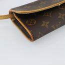 LOUIS VUITTON Monogram Pochette Twin PM Shoulder Bag M51854 LV Auth ka5101-14