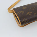 LOUIS VUITTON Monogram Pochette Twin PM Shoulder Bag M51854 LV Auth ka5101-16