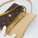 LOUIS VUITTON Monogram Pochette Twin PM Shoulder Bag M51854 LV Auth ka5101-17
