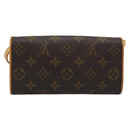 LOUIS VUITTON Monogram Pochette Twin PM Shoulder Bag M51854 LV Auth ka5101-2