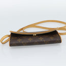 LOUIS VUITTON Monogram Pochette Twin PM Shoulder Bag M51854 LV Auth ka5101-5