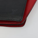 LOUIS VUITTON Epi Varenne Hand Bag Black Red M52387 LV Auth ka5103-8