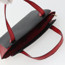 LOUIS VUITTON Epi Varenne Hand Bag Black Red M52387 LV Auth ka5103-6