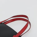 LOUIS VUITTON Epi Varenne Hand Bag Black Red M52387 LV Auth ka5103-14